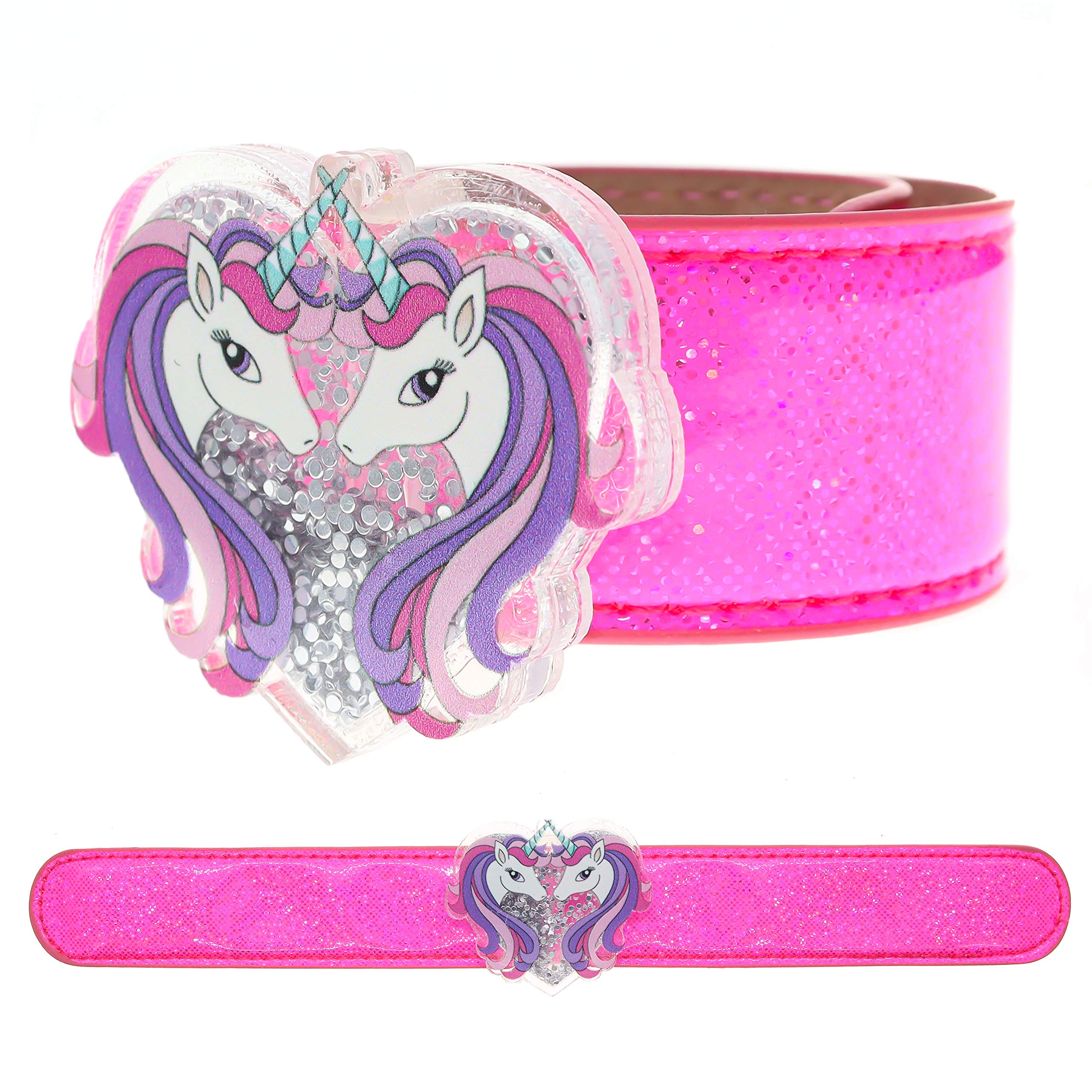 Amazon.com: FROG SAC Unicorn Slap Bracelet for Kids with Glitter